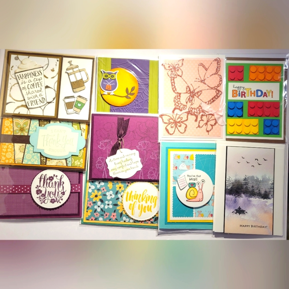 10 Hand Crafted Cards